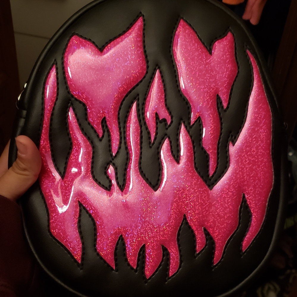 Rocks and sews hades crossbody bag!